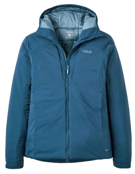 Жіноча утеплена куртка Rab Xenair Alpine Jacket Wmns, Tempest Blue, 10
