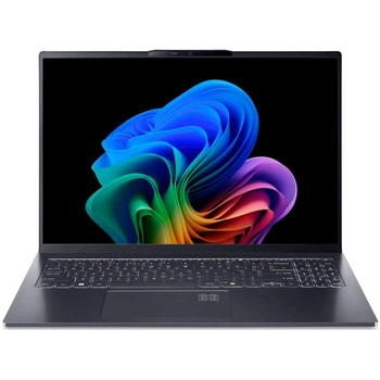 Ноутбук Acer Swift Go 16 AI (NX.JCREP.004), AMD Ryzen AI 7 350 / 16" / OLED / 120 Гц / RAM 32 ГБ LPDDR5x / SSD 1 ТБ / AMD Radeon 860M / Windows 11 Home / Темно-сірий