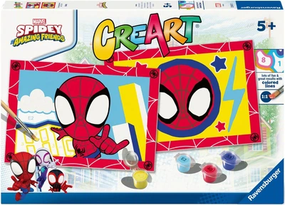 Malowanie po numerach Ravensburger CreArt Young Spidey 23887 (4005556238873)