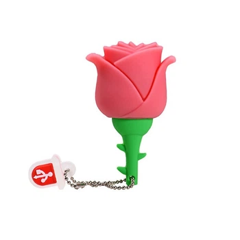 Флешка 64GB / 64ГБ USB 2.0 "Роза Pink"