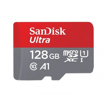 Карта пам'яті microSDXC (UHS-1) SanDisk Ultra 128Gb class 10 A1 (100Mb/s) (SDSQUNR-128G-GN6MN) (11282)