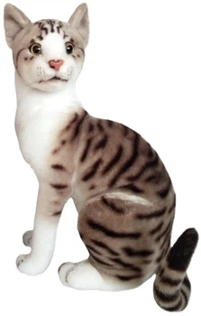 Maskotka Dubi Pluszowy siedzący kotek pręgowany 30 cm (5905965332447)