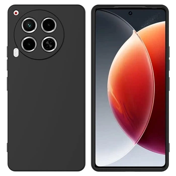 Чехол Fiji Full Soft Premium для Tecno Camon 30 (CL6) противоударный бампер с микрофиброй Black