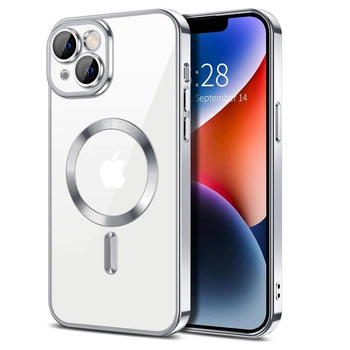 Чехол Fiji Chrome для Apple iPhone 13 mini с MagSafe и защитой камер Silver