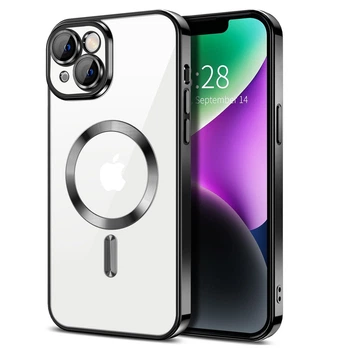 Чехол Fiji Chrome для Apple iPhone 14 с MagSafe и защитой камер Black