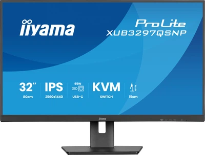 Монітор 32" iiyama ProLite XUB3297QSNP-B1 + Norton Small Business card 250G PL