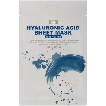 Маска для лица Tenzero Hyaluronic Acid Sheet Mask 25 мл (8809628882645)
