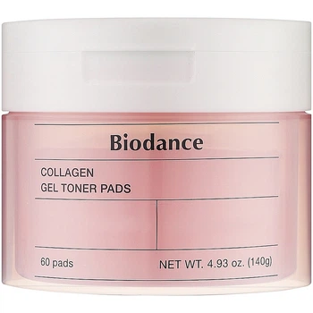Укрепляющие коллагеновые педы для лица Biodance Collagen Gel Toner Pads 60 шт (8809937361190)