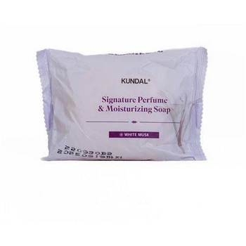 Мыло для тела с ароматом Белый мускус KUNDAL Signature Perfume & Moisturizing Soap White Musk 85 г (8809809423841)