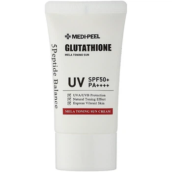 Відбілюючий сонцезахисний крем Medi-Peel Bio-Intense Glutathione Mela Toning Sun Cream SPF 50+ PA++++ 50 мл (8809409348858)