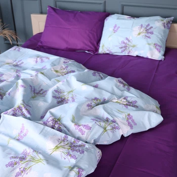 Комплект постельного белья MirSon Бязь 17-0130 Lavender sea 143 x 210 см (2200001637115)