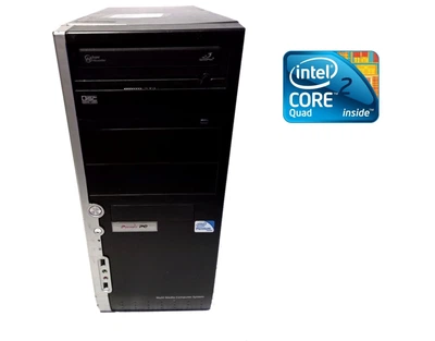 ПК Prime PC Tower / Intel Core 2 Quad Q8400 (4 ядра по 2.66 GHz) / 4 GB DDR3 / 250 GB HDD / Intel HD GMA X4500 / DVD-RW / 400W б/у