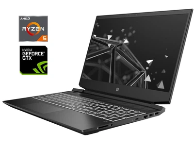Игровой ноутбук HP Pavilion 15-ec0000ua / 15.6" (1920x1080) TN / AMD Ryzen 5 3550H (4 (8) ядра по 2.1 - 3.7 GHz) / 8 GB DDR4 / 256 GB SSD / nVidia GeForce GTX 1050, 3 GB GDDR5, 96-bit / WebCam б/у