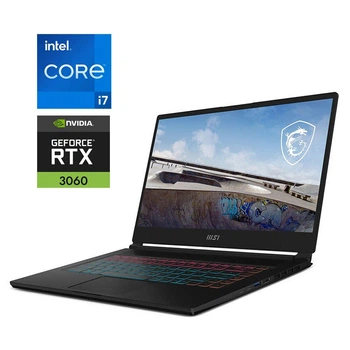 Игровой ноутбук MSI Stealth 15M B12UE-053NEU / 15.6" (1920x1080) IPS / Intel Core i7-1280P (14 (20) ядер по 3.6 - 4.8 GHz) / 16 GB DDR4 / 512 GB SSD / nVidia GeForce RTX 3060, 6 GB GDDR6, 192-bit / WebCam б/у