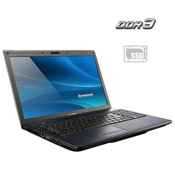 Ноутбук Б-клас Lenovo G560e / 15.6" (1366x768) TN / Intel Celeron T3500 (2 ядра по 2.1 GHz) / 4 GB DDR3 / 120 GB SSD / Intel GMA 4500MHD Graphics / WebCam б/в