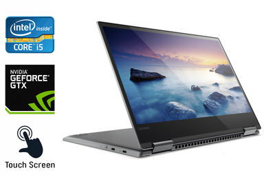 Ноутбук-трансформер Б-класс Lenovo Yoga 730-15IKB / 15.6" (1920x1080) IPS Touch / Intel Core i5-8250U (4 (8) ядра по 1.6 - 3.4 GHz) / 16 GB DDR4 / 512 GB SSD / nVidia GeForce GTX 1050, 4 GB GDDR5, 128-bit / WebCam / TouchID б/у