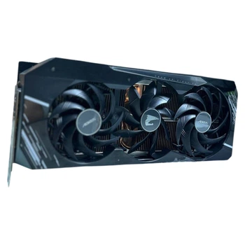 Дискретная видеокарта Gigabyte GeForce RTX 3080 Ti Aorus Master 12G, 12 GB GDDR6X, 384-bit / 1x HDMI, 3x DisplayPort / Коробка / (GV-N308TAORUS M-12GD) б/у