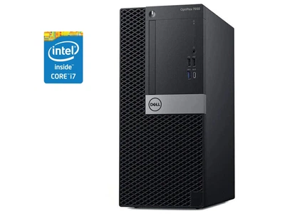 ПК Dell OptiPlex 7050 Tower / Intel Core i7-6700 (4 (8) ядра по 3.4 - 4.0 GHz) / 8 GB DDR4 / 256 GB SSD / Intel HD Graphics 630 / Win 10 б/у