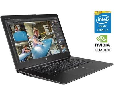Мобильная рабочая станция HP ZBook 15 G3 / 15.6" (1920x1080) TN / Intel Core i7-6820HQ (4 (8) ядра по 2.7 - 3.6 GHz) / 32 GB DDR4 / 512 GB SSD / nVidia Quadro M2000M, 4 GB GDDR5, 128-bit / WebCam / Win 10 Pro б/у
