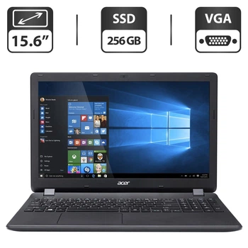 Ноутбук Б-класс Acer Aspire ES1-531-P7QY / 15.6" TN / Pentium N3700 (4 ядра по 1.6-2.4 GHz) / 4GB DDR3 / 256GB SSD / HD Graphics / WebCam / HDMI б/у