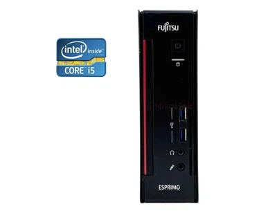 Неттоп Б-класс Fujitsu Esprimo Q556 USFF / Intel Core i5-7400T (4 ядра по 2.4 - 3.0 GHz) / 32 GB DDR4 / 256 GB SSD / Intel HD Graphics 530 б/у
