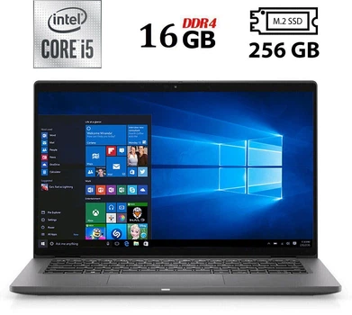Ультрабук Б-класс Dell Latitude 7410 / 14" (1920x1080) IPS / Intel Core i5-10310U (4 (8) ядра по 1.7 - 4.4 GHz) / 16 GB DDR4 / 256 GB SSD M.2 / Intel UHD Graphics / WebCam / HDMI / Windows 10 б/у