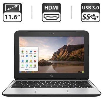Нетбук HP ChromeBook 11 G4 / 11.6" TN / Celeron N2840 (2 ядра по 2.16-2.58GHz) / 4GB DDR3 / 16GB eMMC / HD Graphics / WebCam б/у