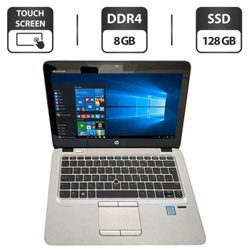 Нетбук Б-класс HP EliteBook 820 G3 / 12.5" (1920x1080) TN Touch / Intel Core i5-6200U (2 (4) ядра по 2.3 - 2.8 GHz) / 8 GB DDR4 / 128 GB SSD / Intel HD Graphics 620 / WebCam б/у