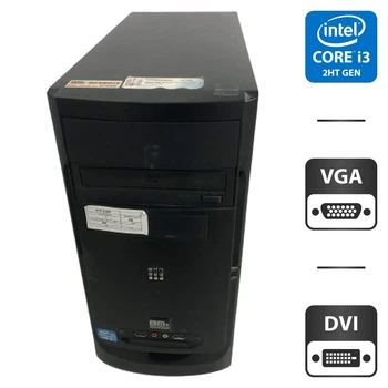 Компьютер Intel Core i3-2100 (2(4) ядра по 3.1GHz) / 4GB DDR3 / 320GB HDD / HD Graphics 2000 / DVD-ROM / VGA б/у