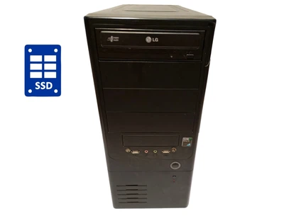 ПК Б-класс Asrock Tower / AMD Athlon II X2 250 (2 ядра по 3.0 GHz) / 8 GB DDR3 / 120 GB SSD / nVidia GeForce 7025 Graphics / DVD-ROM / 400W б/у