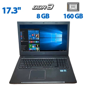 Ноутбук Б-класс Dell Vostro 3750 / 17.3" (1600x900) TN / Intel Core i3-2330M (2 (4) ядра по 2.2 GHz) / 8 GB DDR3 / 160 GB SSD / Intel HD Graphics 3000 / WebCam / VGA б/у