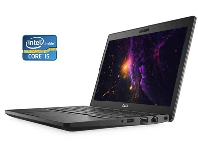 Нетбук Б-класс Dell Latitude 5280 / 12.5" (1366x768) TN / Intel Core i5-7300U (2 (4) ядра по 2.6 - 3.5 GHz) / 8 GB DDR4 / 256 GB SSD / Intel HD Graphics 620 / WebCam б/у