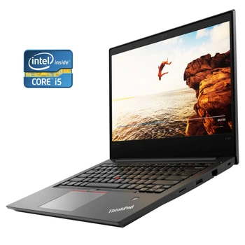 Ноутбук Lenovo ThinkPad E480 / 14" (1920x1080) IPS / Intel Core i5-8250U (4 (8) ядра по 1.6 - 3.4 GHz) / 8 GB DDR4 / 256 GB SSD NVMe / Intel UHD Graphics 620 / WebCam б/у