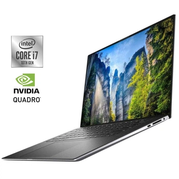 Мобильная рабочая станция Б-класс Dell Precision 5550 / 15.6" (1920x1200) IPS / Intel Core i7-10750H (6 (12) ядра по 2.6 - 5.0 GHz) / 16 GB DDR4 / 512 GB SSD NVMe / nVidia Quadro T2000 Max-Q, 4 GB GDDR5, 128-bit / WebCam б/у