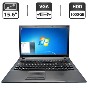 Ноутбук Terra Mobile 1512 / 15.6" (1366x768) TN / Intel Celeron 1037U (2 ядра по 1.8 GHz) / 6 GB DDR3 / 1000 GB HDD / Intel HD Graphics 2500 / WebCam / DVD-ROM б/у