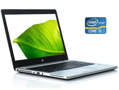 Ультрабук Б-класс HP EliteBook Folio 9480m / 14" (1366x768) TN / Intel Core i5-4310U (2 (4) ядра по 2.0 - 3.0 GHz) / 8 GB DDR3 / 180 GB SSD / Intel HD Graphics 4400 / WebCam б/у