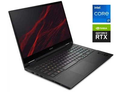 Ігровий ноутбук Б-клас HP Omen 15-ek1075cl / 15.6" (1920x1080) IPS / Intel Core i7-11800H (8 (16) ядер по 2.3 - 4.6 GHz) / 16 GB DDR4 / 1000 GB SSD NVMe / nVidia GeForce RTX 3070, 8 GB GDDR6, 256-bit / WebCam б/в