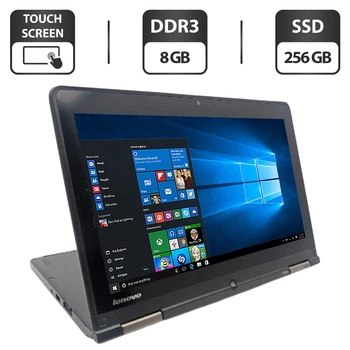 Нетбук-трансформер Б-класс Lenovo Yoga S1 / 12.5" (1920x1080) TN Touch / Intel Core i7-4600U (2 (4) ядра по 2.1 - 3.3 GHz) / 8 GB DDR3 / 256 GB SSD / Intel HD Graphics 4400 / WebCam б/у