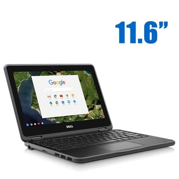 Нетбук Dell Chromebook 11-3189 / 11.6" IPS Touch / Intel Celeron N3060 (2 ядра по 1.6-2.48 GHz) / 4GB DDR3 / 32GB eMMC / HD Graphics 400 / WebCam / Chrome OS б/у