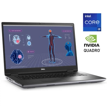 Мобильная рабочая станция Dell Precision 7780 / 17.3" (1920x1080) IPS / Intel Core i9-13950HX (24 (32) ядра по 2.2 - 5.5 GHz) / 128 GB DDR5 / 512 GB SSD M.2 / nVidia Quadro RTX 5000, 16 GB GDDR6, 256-bit / WebCam / Win 11 Pro б/у