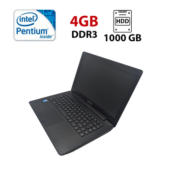 Ноутбук Asus R413M / 14" (1366x768) TN / Intel Pentium N3540 (4 ядра по 2.16 - 2.66 GHz) / 4 GB DDR3 / 1000 GB HDD / Intel HD Graphics / WebCam б/у