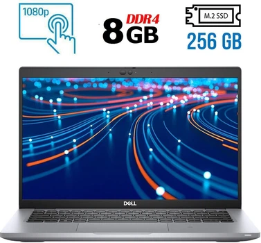 Ультрабук Б-класс Dell Latitude 5420 / 14" (1920x1080) IPS Touch / Intel Core i5-1145G7 (4 (8) ядра по 2.6 - 4.4 GHz) / 8 GB DDR4 / 256 GB SSD M.2 / Intel Iris Xe Graphics / WebCam / Windows 10 б/у