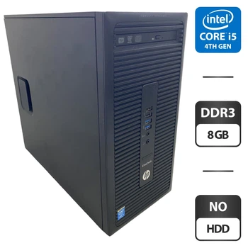 Компьютер HP EliteDesk 700 G1 Tower / Intel Core i5-4590 (4 ядра по 3.0 - 3.7 GHz) / 8 GB DDR3 / NO HDD / Intel HD Graphics 4600 / DVD б/у