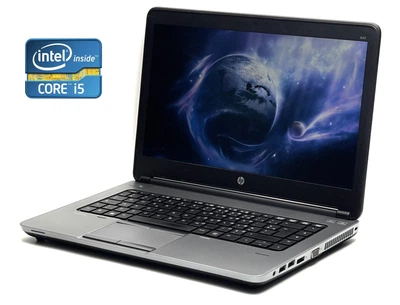 Ноутбук Б-класс HP ProBook 640 G1 / 14" (1600x900) TN / Intel Core i5-4300M (2 (4) ядра по 2.6 - 3.3 GHz) / 8 GB DDR3 / 500 GB HDD / Intel HD Graphic 4600 / WebCam б/у