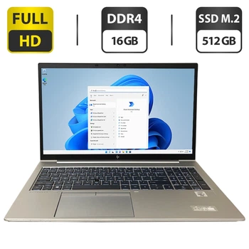 Ультрабук HP EliteBook 850 G7 / 15.6" (1920x1080) IPS / Intel Core i7-10610U (4 (8) ядра по 1.8 - 4.9 GHz) / 16 GB DDR4 / 512 GB SSD M.2 / Intel UHD Graphics / WebCam б/у