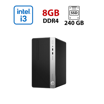 ПК HP ProDesk 400 G4 SFF / Intel Core i3-7100 (2 (4) ядра по 3.9 GHz) / 8 GB DDR4 / 240 GB SSD / Intel HD Graphics 630 б/у