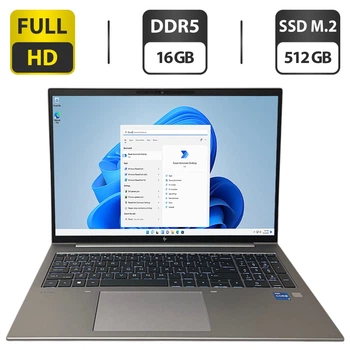 Ультрабук HP ZBook Firefly 16 G10 / 16" (1920x1200) IPS / Intel Core i5-1335U (10 (12) ядер по 3.4 - 4.6 GHz) / 16 GB DDR5 / 512 GB SSD M.2 / Intel Iris Xe Graphics / WebCam / Fingerprint б/у