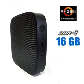 Неттоп HP t540 Thin Client USFF / AMD Ryzen Embedded R1305G (2 (4) ядра по 1.5 - 2.8 GHz) / 16 GB DDR4 / 256 GB SSD M.2 / AMD Radeon Vega 3 Graphics / 45W б/в