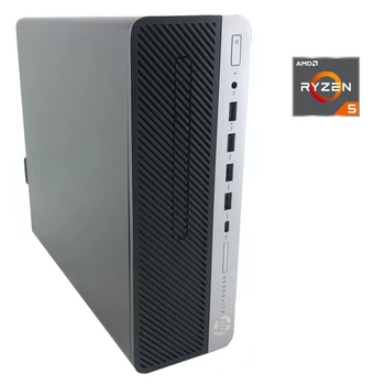 ПК HP EliteDesk 705 G4 SFF / AMD Ryzen 5 2400G (4 (8) ядра по 3.6 - 3.9 GHz) / 8 GB DDR4 / 256 GB SSD M.2 / AMD Radeon RX Vega 11 Graphics / Win 10 Pro б/у