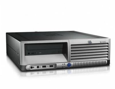ПК HP Compaq DC7600 SFF / Intel Pentium 4 650 (1 ядро по 3.4GHz) / 4GB DDR2 / 500GB HDD / GeForce 310, 512 MB DDR3, 64-bit / DVD-ROM / Win 10 Pro б/в